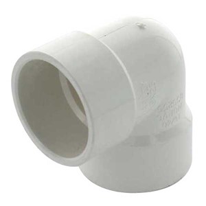 Marley MUPVC 50mm 90 Degree Knuckle Bend - White