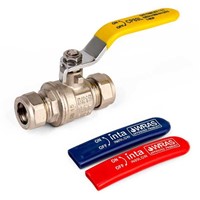 Inta Iball GWLBV1 1" Universal Gas and Water Lever Ball Valve