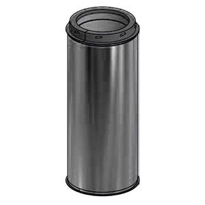 Vantage Twin Wall Insulated Chimney 120mm Length x 5" Bright