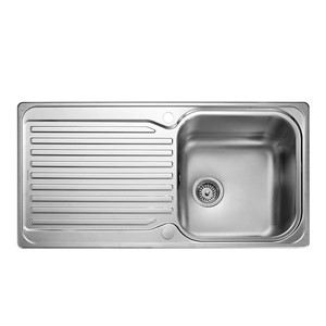 Rangemaster Sedona Single Bowl Sink 985mm x 508mm Reversible Drainer