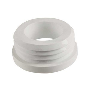 Masefield Beta 38mm Internal PVC Flushpipe Connector White