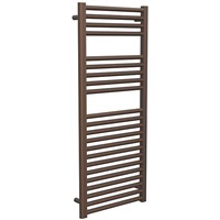 Sensations Pixel Towel Rail 1200mm High x 300mm Long - Output 424w - Mocha Textured