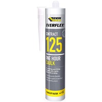 Everbuild Everflex 125 One Hour Caulk C3 300ml White