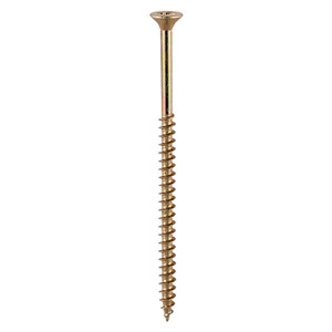 Timco 5.0 x 80mm Double Countersunk PZ Solo Woodscrew Yellow - Bag 120 - 50080CHYB