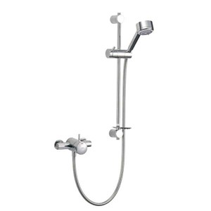 Mira Select EV Exposed Thermostatic Shower Valve with Exposed Variable Kit White / Chrome