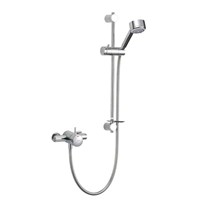Mira Select EV Exposed Thermostatic Shower Valve with Exposed Variable Kit White / Chrome