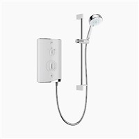 Mira Sport Manual 10.8kw Electric Shower Single Outlet White/Chrome