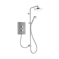 Mira Décor Dual 10.8kw Electric Shower Warm Silver