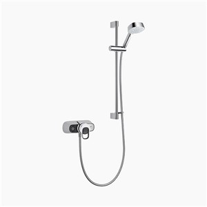 Mira Select Thermostatic Exposed Shower Valve and EV Kit White/Chrome
