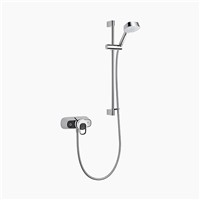 Mira Select Thermostatic Exposed Shower Valve and EV Kit White/Chrome