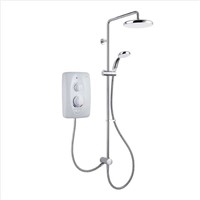 Mira Jump Dual 10.8kw Electric Shower White / Chrome