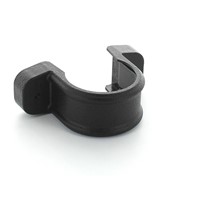 Hunter 68mm 2 Screw Fixing Eared Pipe Bracket - Foundry Finish