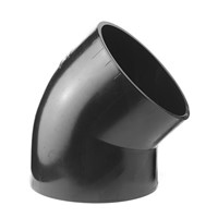 Marley HDPE Drainage 75mm x 45 Degree Elbow