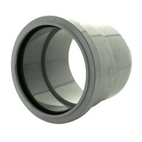 Marley 110mm Solvent Soil Socket Ring Seal Adaptor - Black