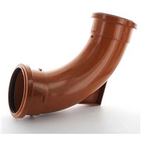 Marley 110mm x 87.5 Degree Solid Wall Long Radius Bend - Socket/Socket