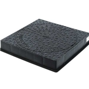 Marley 450mm  Solid Wall Polypropylene Square Cover and Frame