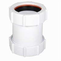 Marley Multikwik 32mm Compression Waste Straight Coupling White