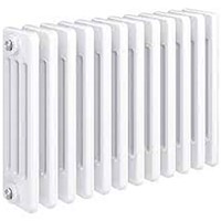 Myson 300mm H x 1000mm L 3 Column Horizontal Radiator White - Output 708w