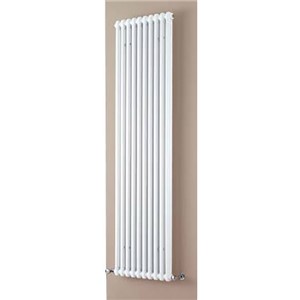 Myson 2000mm H x 400mm L 2 Column Vertical Radiator White - Output 1174w