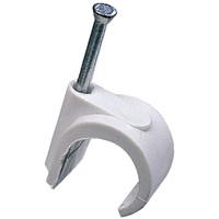 Express Plastic Nail-In Pipe Clip 15mm