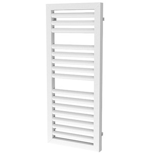 Sensations Colonsay Towel Rail 1200mm High x 500mm Long - Output 628w - White Sparkle