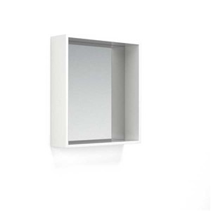 Inspirations 600mm Open Mirror Unit White Gloss