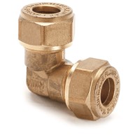 Express Compression Brass 90 Degree Equal Elbow 10mm