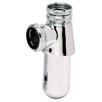 Express 32mm Chrome Bottle Trap with 200mm Tube and Flange