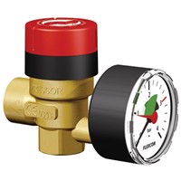 Express 1/2" Combined Safety Relief Valve and Pressure Gauge