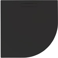 Just Trays Evolved 800 x 25mm Quadrant Shower Tray - Astro Black