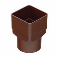 Marley 65mm / 68mm Drain Adaptor - Brown