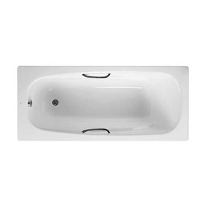 Roca 1600mm Carla Twin Grip Bath