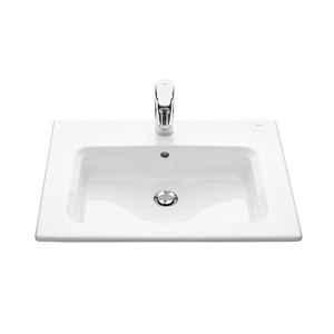 Roca The Gap 600 x 460mm 1 Taphole Vanity Basin White