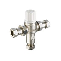 Reliance Water Control 15mm Heatguard Dual 2 in 1 Thermostatic Mixing Valve