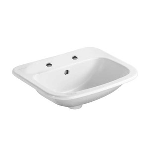 Armitage Shanks Planet 21 Counter Top Basin 50cm 2 Tap Hole