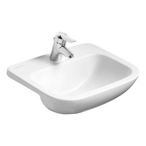 Armitage Shanks Profile 21 Semi Recessed Basin 1 Tap Hole - No Overflow