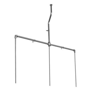 Armitage Shanks Stainless Steel Sparge Pipes for Range of Three - Exposed
