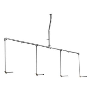 Armitage Shanks Stainless Steel Sparge Pipes for Range of Four - Concealed