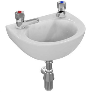 Armitage Shanks Sandringham 21 Handrinse Basin 35cm  2 Tap Hole No Overflow