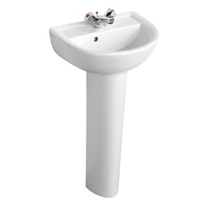 Armitage Shanks Sandringham 21 Handrinse Pedestal Basin 45cm 1 Tap Hole