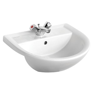Armitage Shanks Sandringham 21 Semi-Countertop Basin 50cm 1 Tap Hole