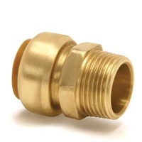 Tectite Classic Push Fit 15mm x 1/2" Straight Male Connector