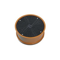 Terrain 110mm Underground Sealed Cover & Frame - Terracotta