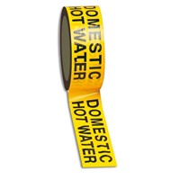 Rothenberger Domestic Hot Water Tape (Black On Yellow)