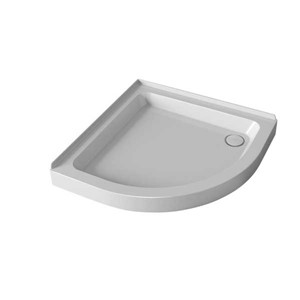 Mira Flight 900x900mm 2 Upstands Quadrant Shower Tray White