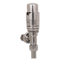 Sensations VL004 Angled Thermostatic Valve - Chrome