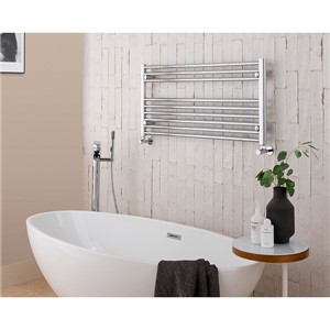 Sensations Fife Horizontal Towel Rail 500mm High x 1000mm Long - Output 386w - Anthracite