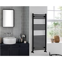 Sensations Axis Towel Rail 1200mm High x 500mm Long - Output 492w - Matt Black