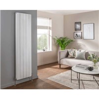 Sensations Glasgow Vertical Double Panel Radiator 1800mm High x 278mm Long - Output 1441w - White