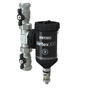 Sentinel Eliminator Vortex 300ml 22mm Brass Valves Filter